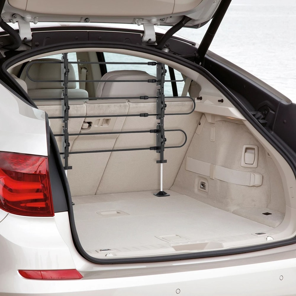 Dog Car Barrier Metal Adjustable Pet Divider Universal Fit SUV Safe Gate For Pet Safety 3