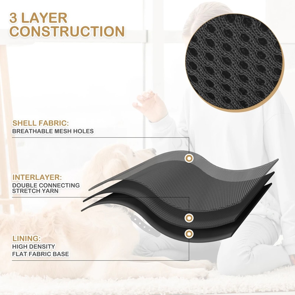 Adjustable Dog Harness Breathable Mesh Reflective Jacket For Puppies Small Dogs 1