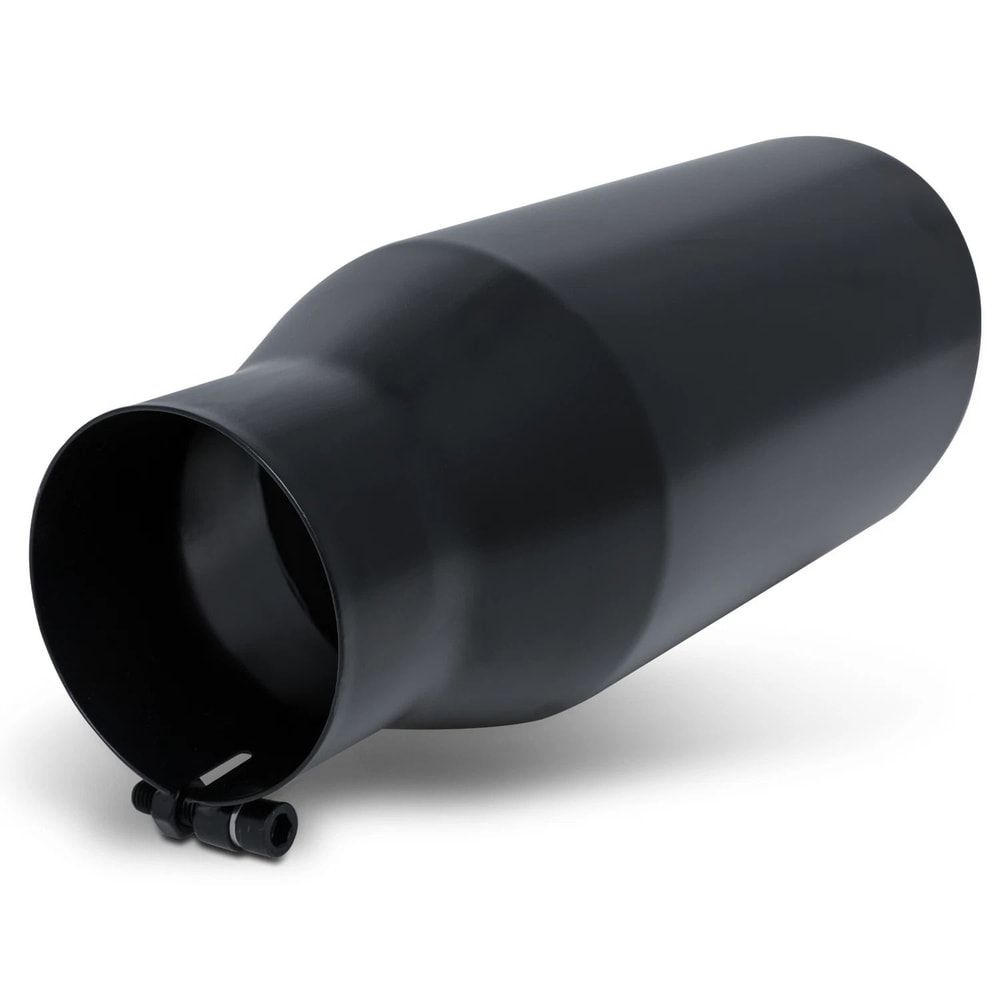 Black Stainless Steel Exhaust Pipe Tail End Matte Finish 6
