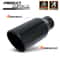 Black Stainless Steel Exhaust Pipe Tail End Matte Finish 8