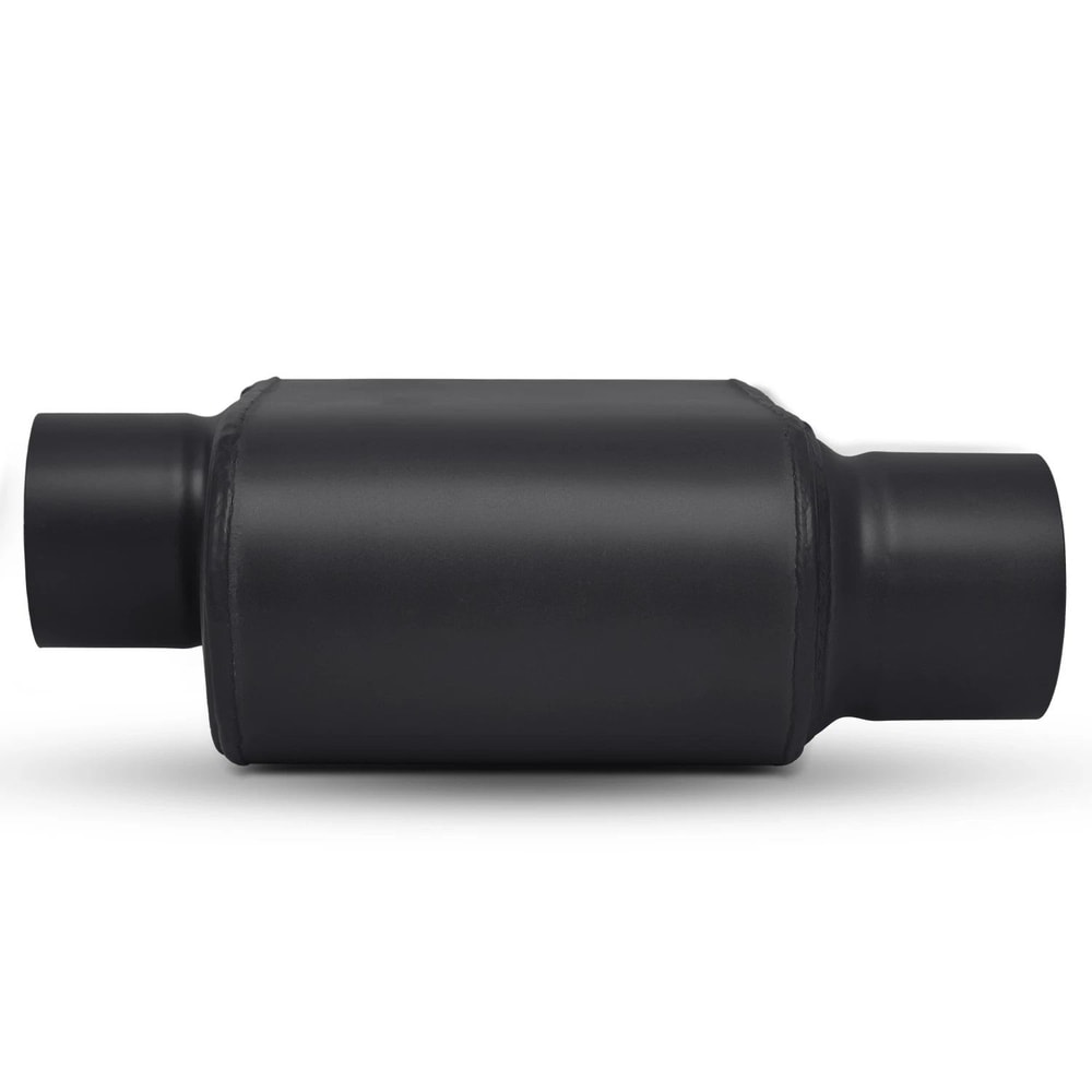 Offset Race Performance Chambered Exhaust Muffler High Flow Stainless Steel Matte Finish 6