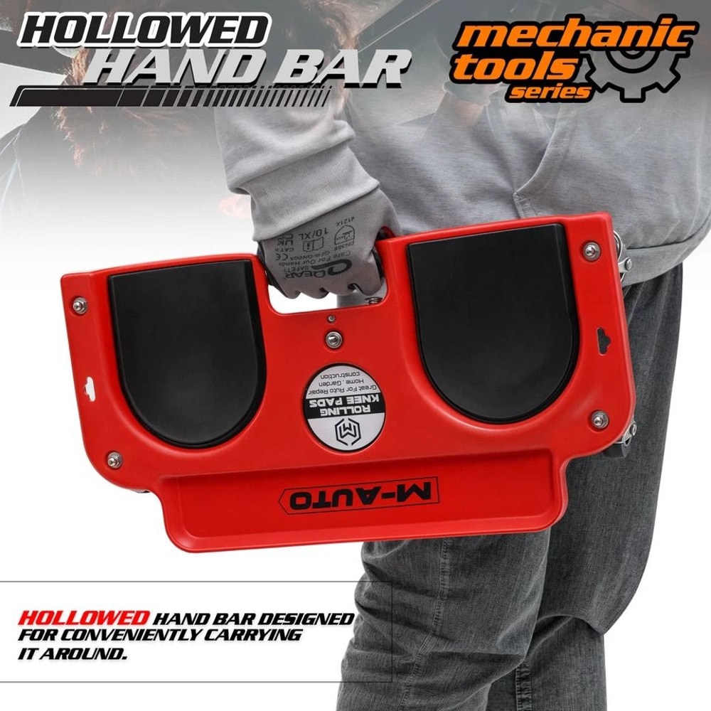 Mechanic Knee Protection Dolly For Automotive Repair Rolling Upholstered Creeper For Comfort Mobi 1