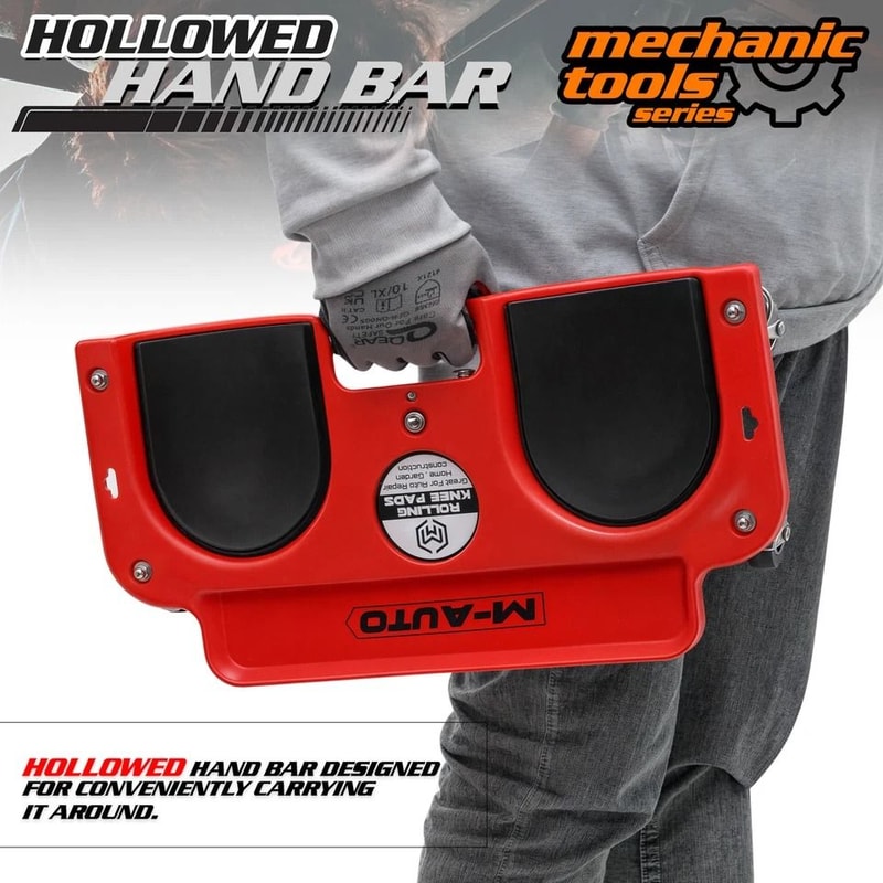 Mechanic Knee Protection Dolly For Automotive Repair Rolling Upholstered Creeper For Comfort Mobi 1