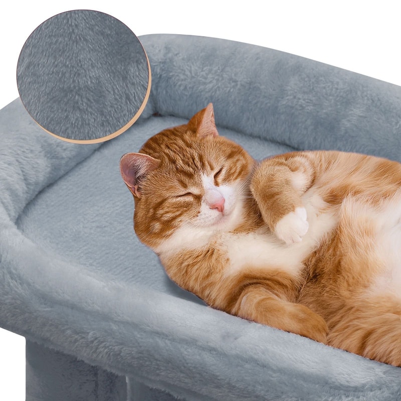 MultiLevel Cat Tree Activity Center With Scratching Posts Condo For Playful Kittens 5