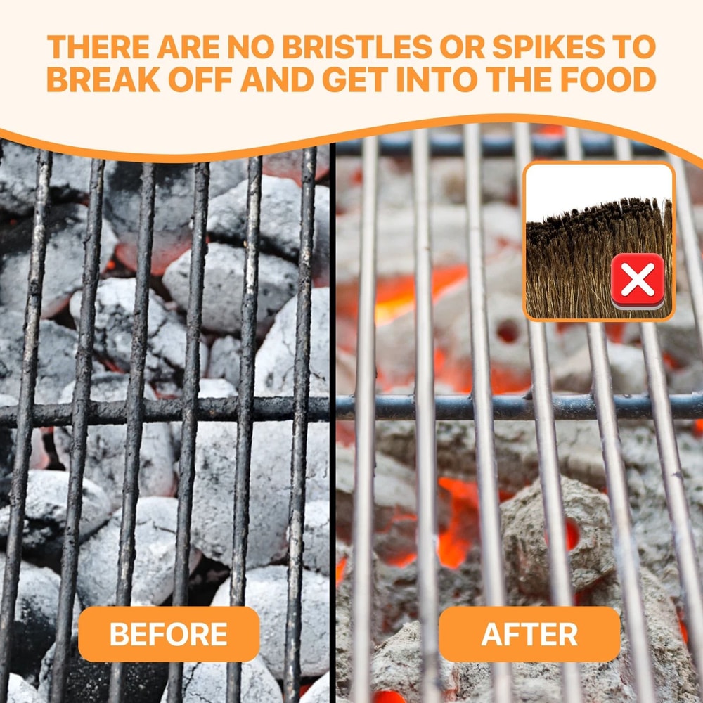 Premium Barbecue Cleaning Brush With Replaceable Head Durable Outdoor Grill Cleaner 2