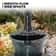 Bird Bath Pedestal Fountain Waterfall Outdoor Garden Patio Decor 1