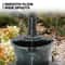 Bird Bath Pedestal Fountain Waterfall Outdoor Garden Patio Decor 1