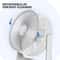 Portable Personal Desk Fan USB Rechargeable Hanging Hook 7