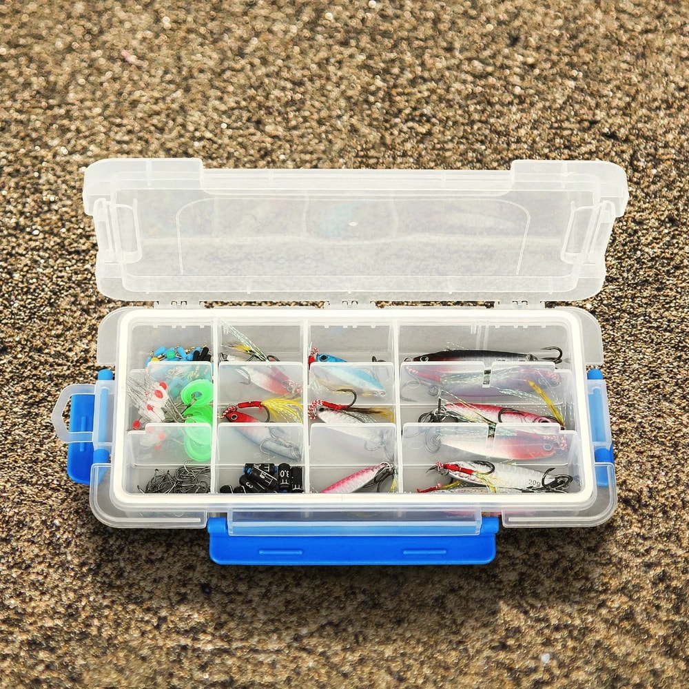 Grids DIY Organizer Container Box With Adjustable Dividers Clear Plastic 4