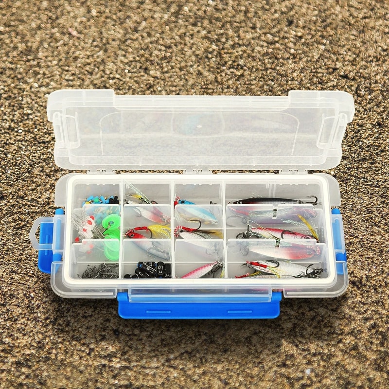 Grids DIY Organizer Container Box With Adjustable Dividers Clear Plastic 4