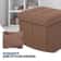 Folding Storage Ottoman Foot Rest Stool Bench With Flipping Lid 2