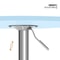 Adjustable Pub Bar Cocktail Table Modern Counter Height Table For Home Office 3