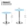 Adjustable Pub Bar Cocktail Table Modern Counter Height Table For Home Office 4