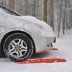 vehicle traction boards for snow, mud, and sand recovery | tire tracks for emergency situations