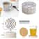 Absorbent Ceramic Coasters With Holder Ideal Drink Mat For Coffee Tea Cup Decor 3