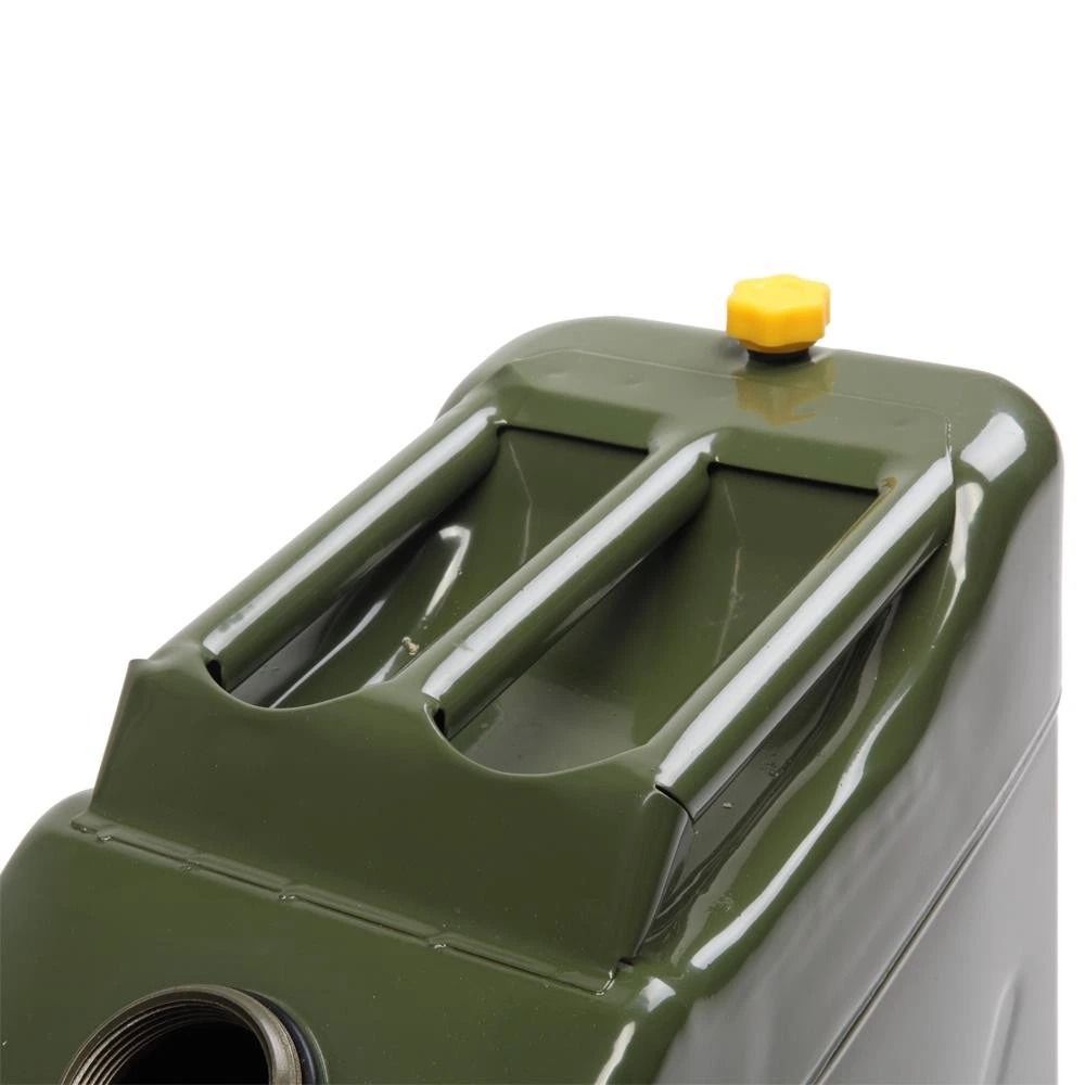 Gas Fuel Can HeavyDuty Steel Tank With Spout For Gasoline Storage 2