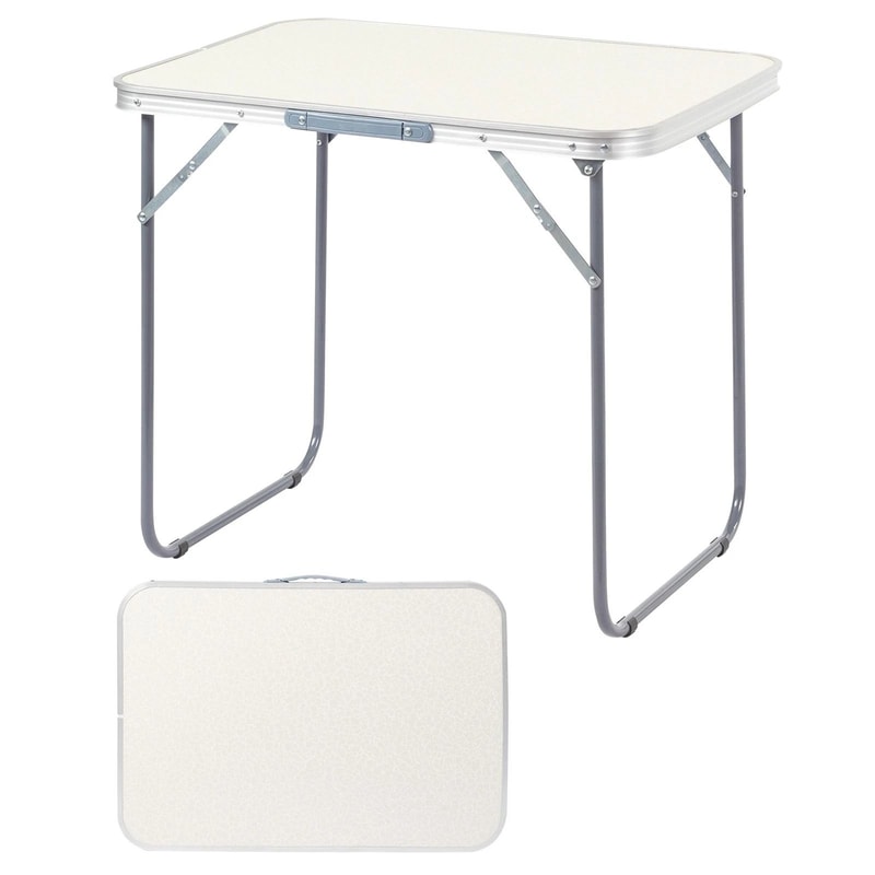 Portable Aluminum Folding Table Perfect For Picnic Camping And Outdoor Activities Adjustable Heig 8