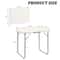 Portable Aluminum Folding Table Perfect For Picnic Camping And Outdoor Activities Adjustable Heig 3