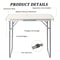 Portable Aluminum Folding Table Perfect For Picnic Camping And Outdoor Activities Adjustable Heig 6