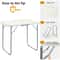 Portable Aluminum Folding Table Perfect For Picnic Camping And Outdoor Activities Adjustable Heig 7