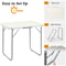 Portable Aluminum Folding Table Perfect For Picnic Camping And Outdoor Activities Adjustable Heig 7