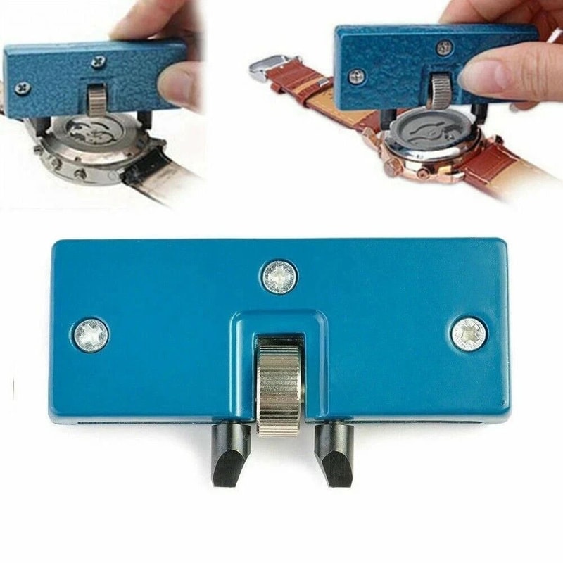 Adjustable Watch Back Case Opener Remover Wrench Repair Kit Tool For Rectangle Watches 6