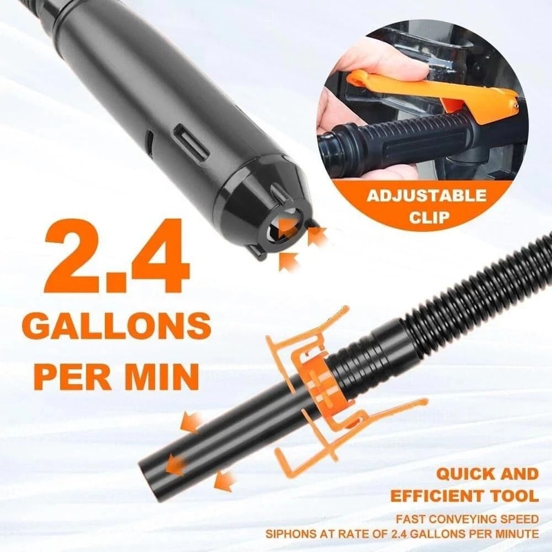 Battery Powered Electric Fuel Transfer Pump For Gas Oil Liquid Portable And Efficient Pumping Sol 11