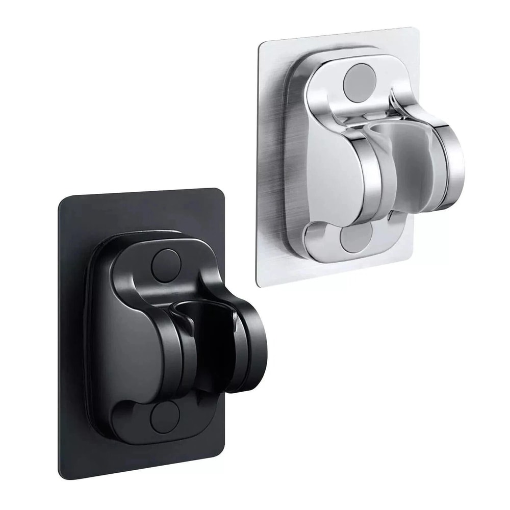 Selfadhesive Handheld Shower Head Holder Adjustable Wall Mount Bracket For Convenient Shower Stora 6