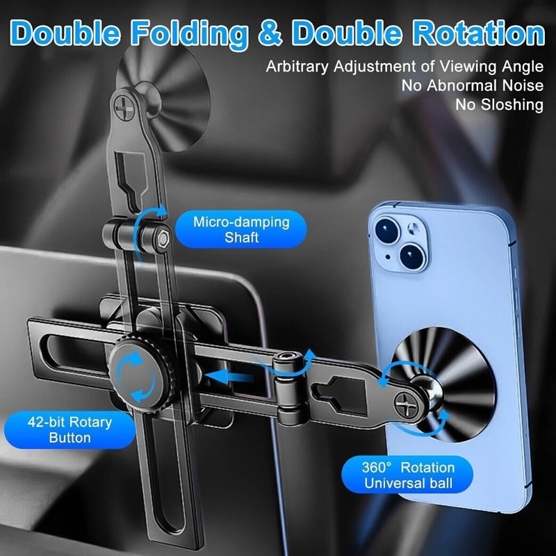 Magnetic Car Phone Holder Mount Universal Foldable Dashboard Stand 5