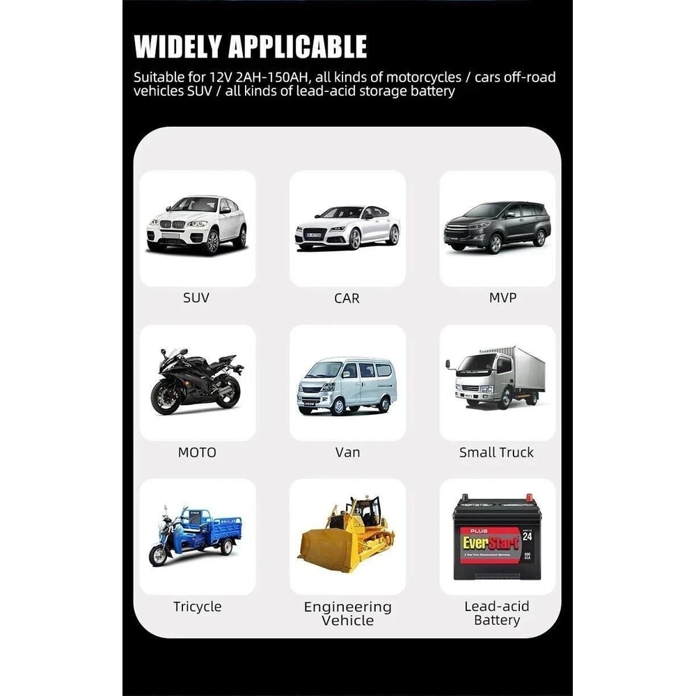 Smart Car Battery Charger Maintainer Automatic Trickle Repair For Cars Trucks Boats 4