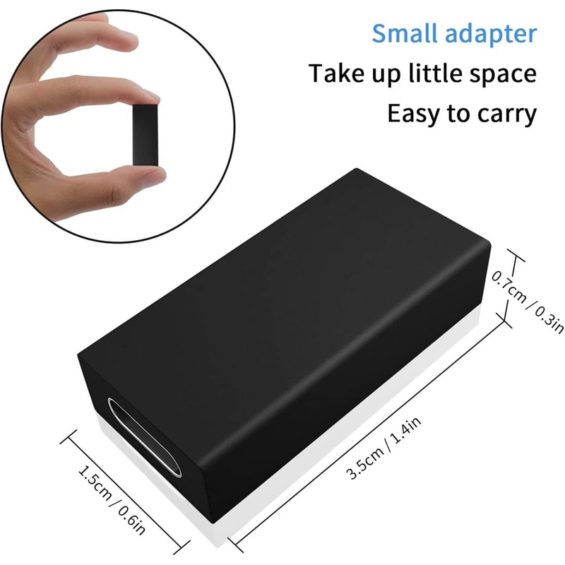 USB Female To Female Adapter Coupler HighSpeed Data Connector 4