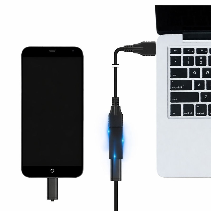 USB Female To Female Adapter Coupler HighSpeed Data Connector 0