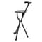 Folding Walking Cane With Tripod Chair Seat Stool Heavy Duty Adjustable Portable For Seniors And D 2