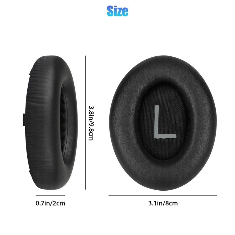 Premium Replacement Ear Pad Cushions Comfortable Memory Foam With Noise Blocking 3