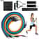 Resistance Band Set For Yoga Pilates Versatile Fitness Tube Workout Bands For Abs Muscle Strengt 4