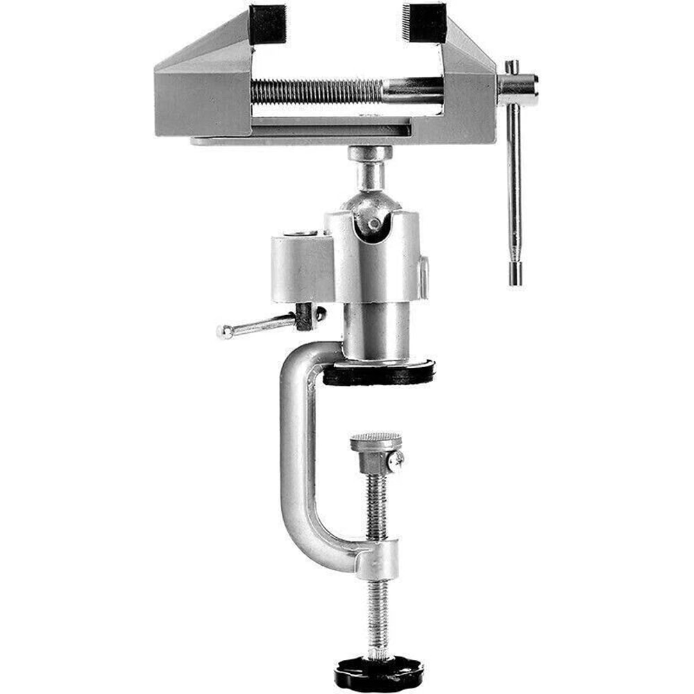 Universal Table Bench Vise Clamp Swivel Rotating Work Bench Tool For Crafts DIY Projects 4