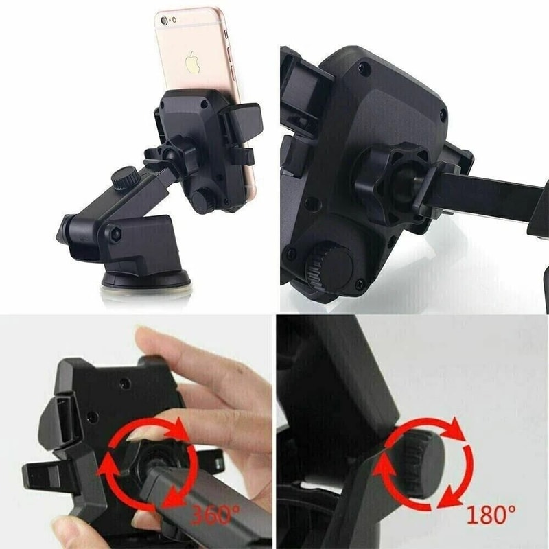Universal Car Mount Holder For Mobile Phone GPS Windshield Dashboard Stand 2