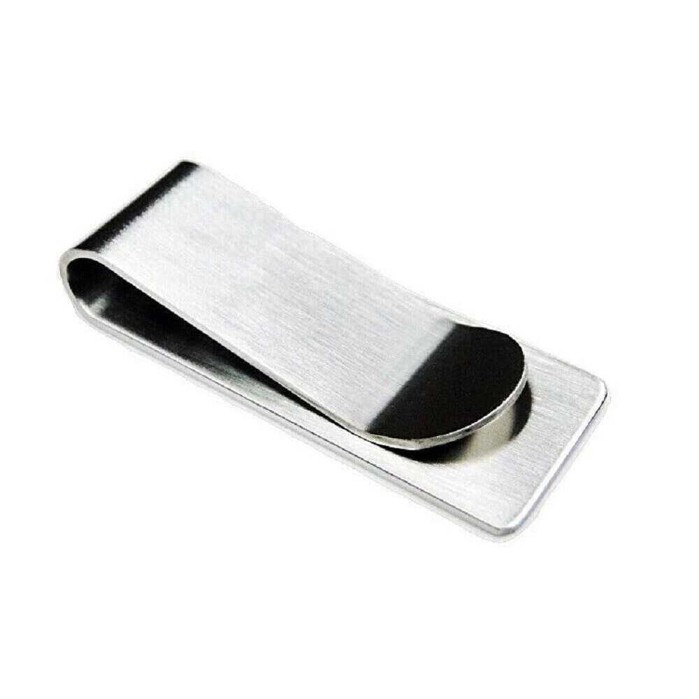 Stainless Steel Money Clip Wallet Slim Stylish Metal Pocket Holder For Cash And Credit Cards 3