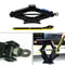 LaborSaving Car Scissor Jack Ratchet Wrench Tire Wheel Lug Wrench Tool 6