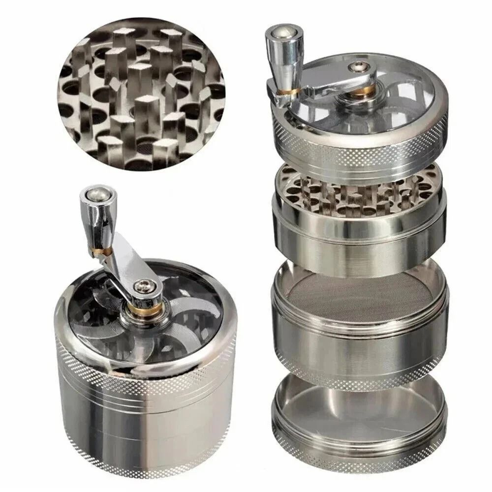 Metal Herb Tobacco Grinder Spice Crusher Compact Durable 9