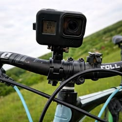 bike handlebar mount holder clamp for action camera – secure your camera for smooth, vibrant shots on any ride