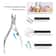 Professional Ingrown Toenail Cuticle Trimmer Clippers Stainless Steel Pedicure Tool For Precision 9