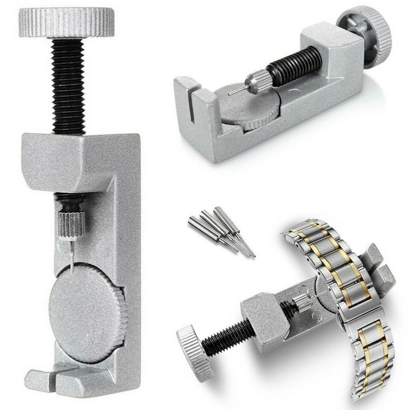 Metal Adjustable Watch Band Strap Pin Remover Kit For Easy Repair Adjustment 5