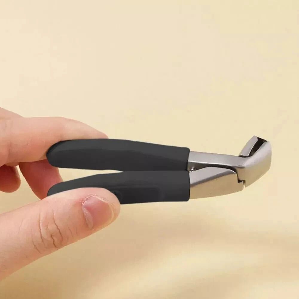 Ergonomic Toenail Clipper With Angled Head Senior Nail Care Tool For Easy Use 0
