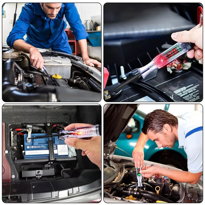 Digital Electric Voltage Circuit Tester For Car Truck Automotive Test Light Professional Electric 1