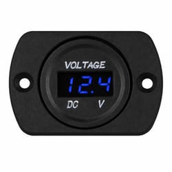 digital waterproof voltmeter gauge for car & motorcycle – auto meter