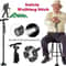 Adjustable Folding Walking Cane With LED Light Portable Lightweight Walking Stick With Carrying C 9