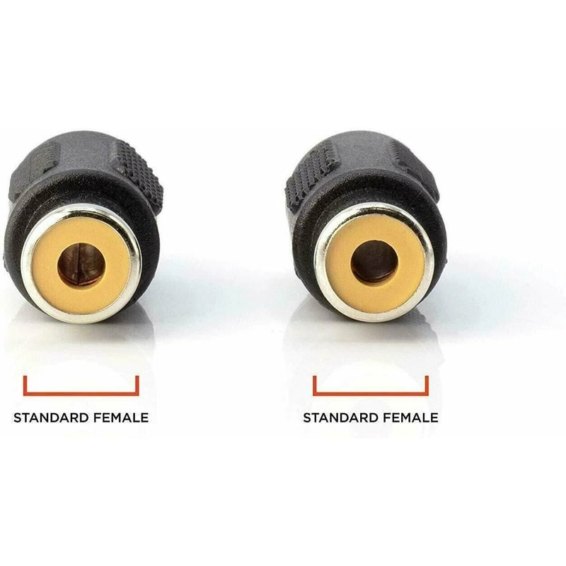 AV RCA Female To Female Jack Coupler Adapter Connector 1