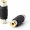 AV RCA Female To Female Jack Coupler Adapter Connector 2