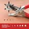 Heavy Duty Leather Hole Punch Tool With Revolving Pliers Marker 5